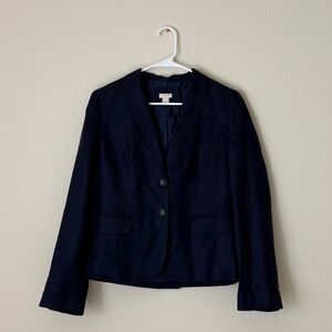 J.Crew Schoolboy Blazer Navy Size 6 Working Cuffs